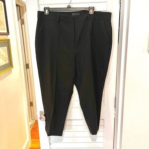 ASOS DESIGN Black Pants Sz 18 Trouser Short 24” Inseam
